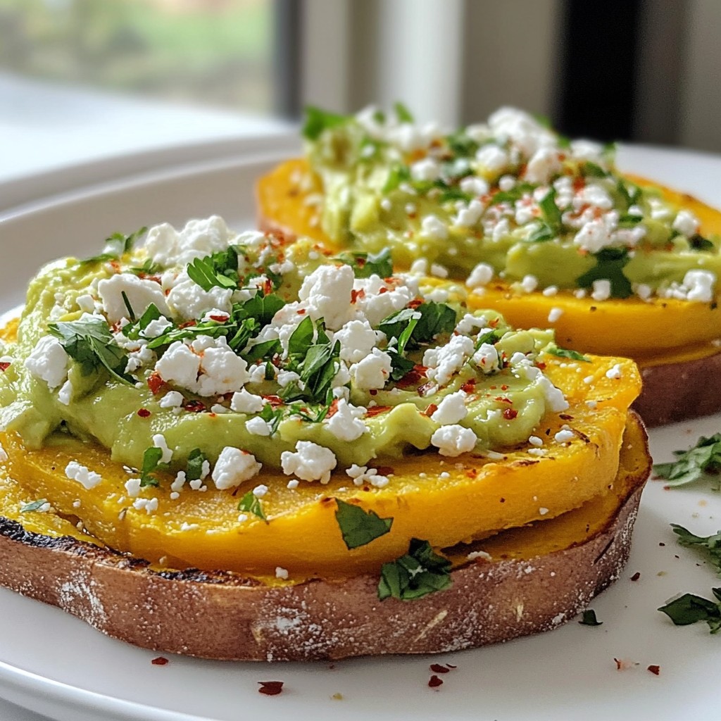 Crispy Breakfast Sweet Potato Avocado Toast Delight