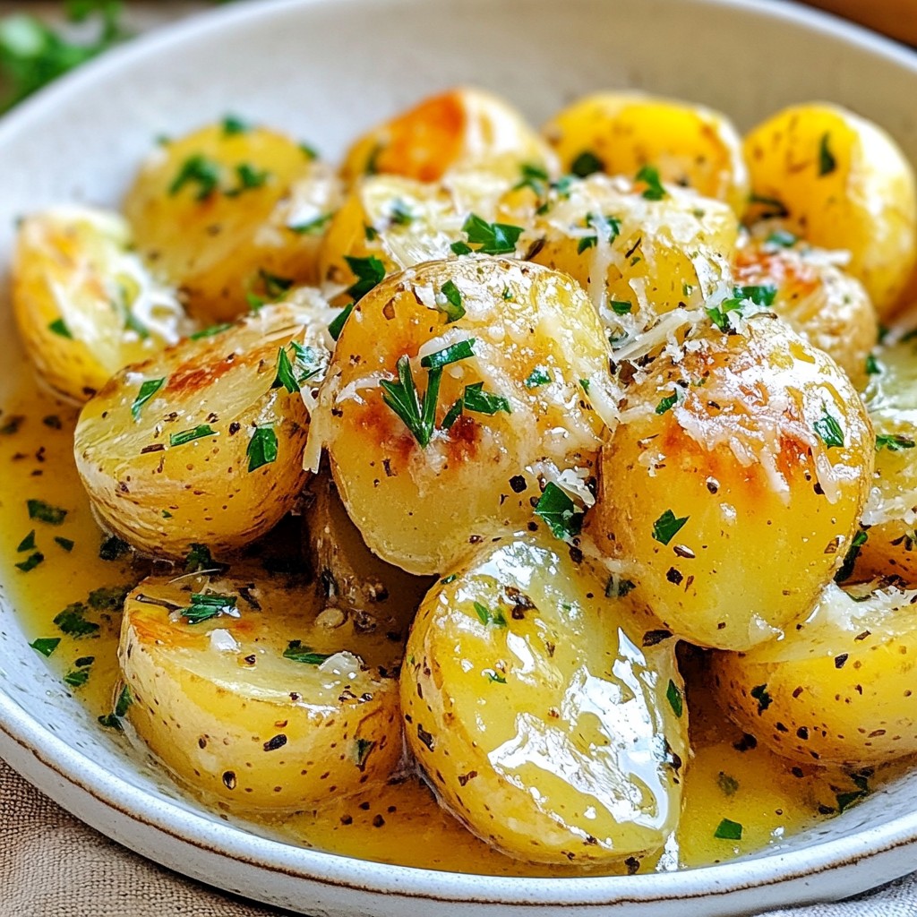 Creamy Garlic Baby Potatoes Tasty and Comforting Dish