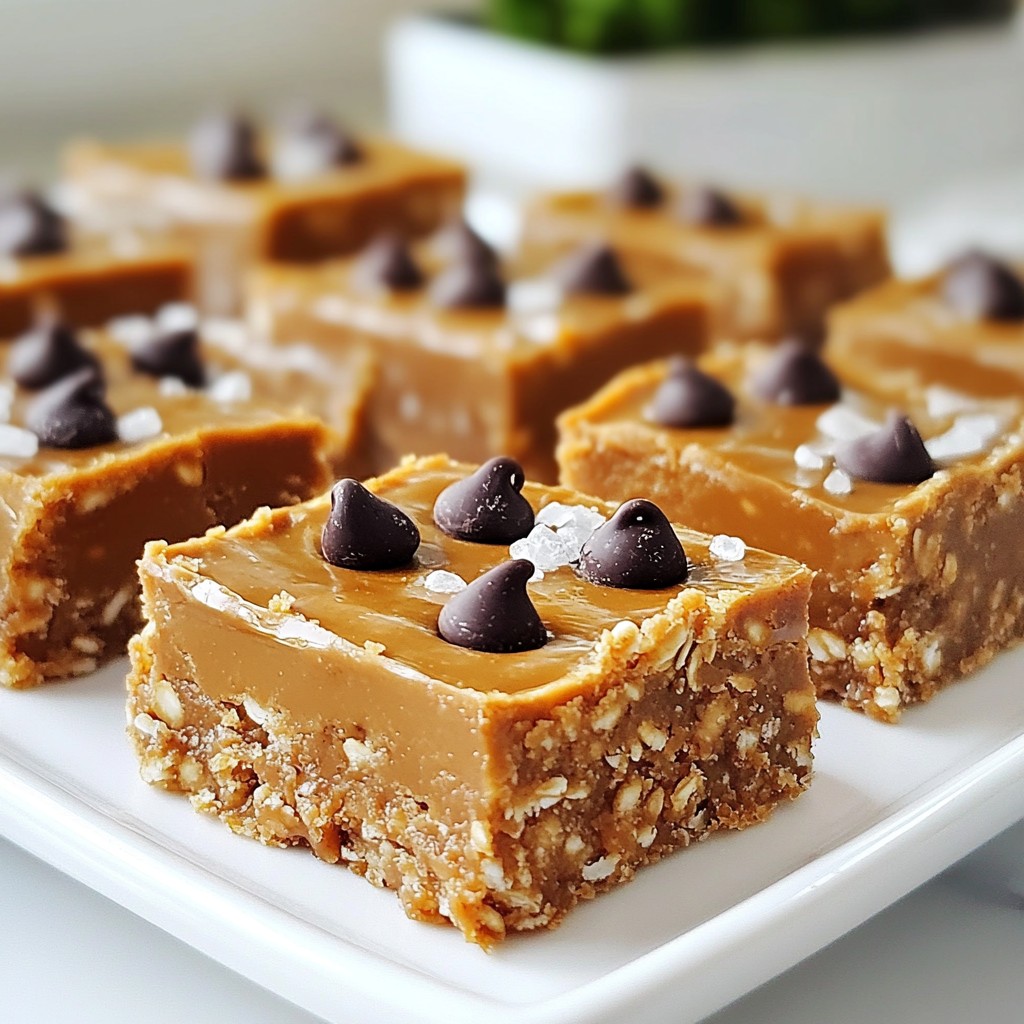 No Bake Peanut Butter Bars Easy and Delicious Treat
