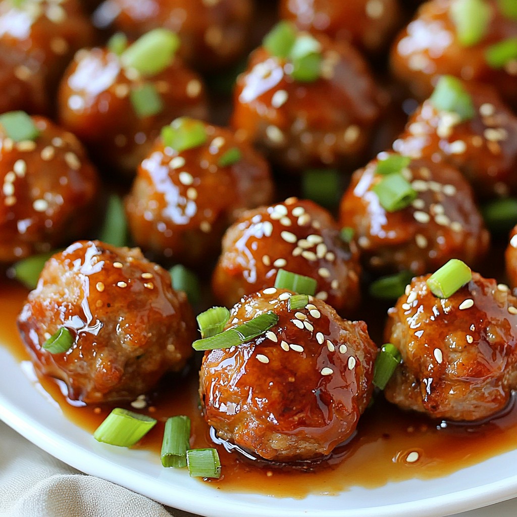 Honey Sriracha Meatballs Flavorful and Easy Recipe