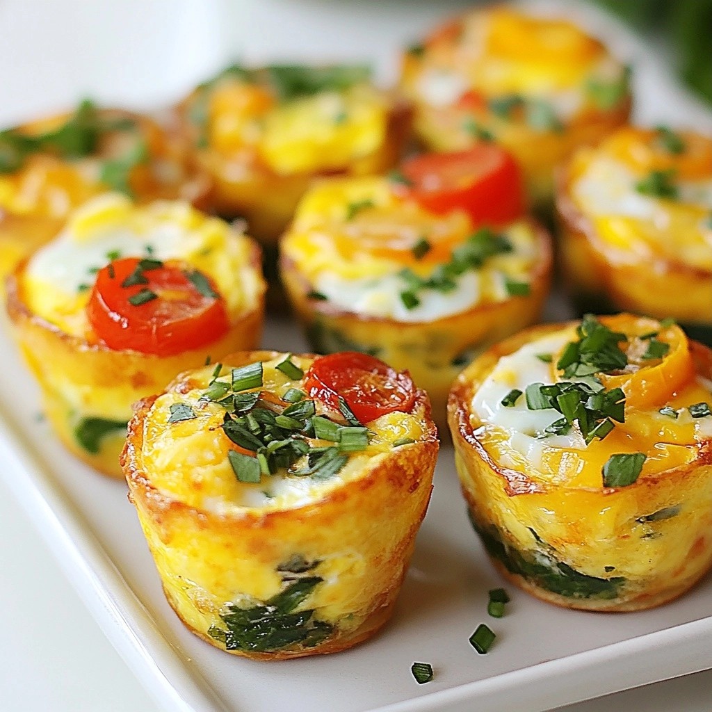 Baked Breakfast Vegetable Egg Cups Flavorful Start