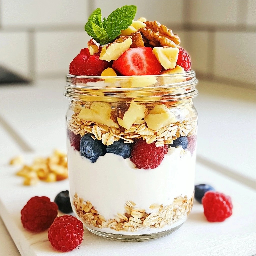Overnight Breakfast Oat and Berry Parfaits Easy Way