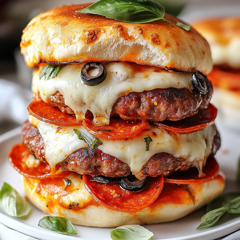 Savory Ultimate Pizza Burgers You Need to Try