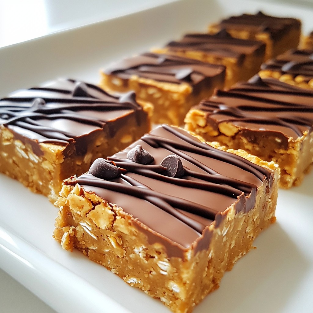No-Bake Peanut Butter Bars Quick and Easy Recipe