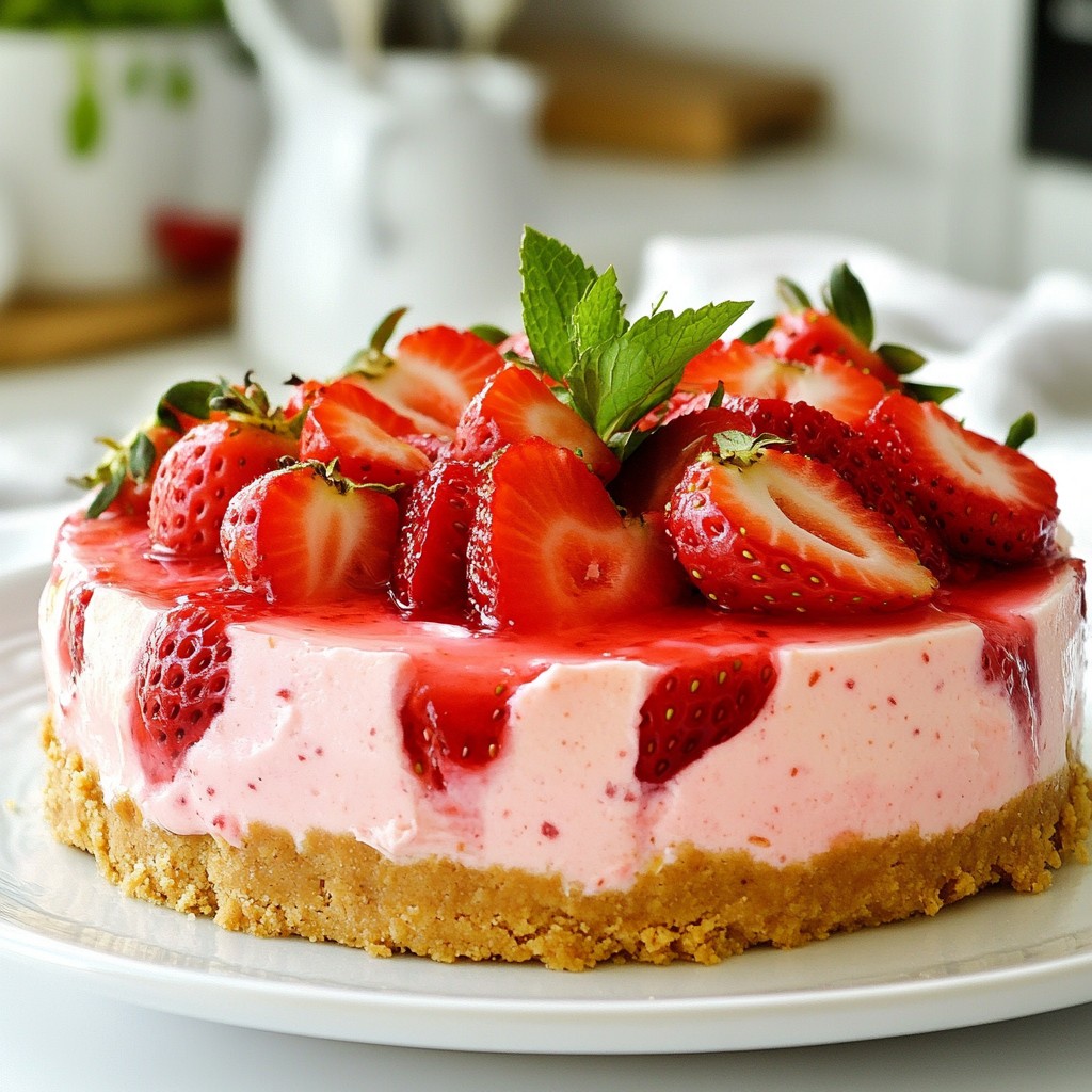 Strawberry Cheesecake Delight Simple and Tasty Recipe