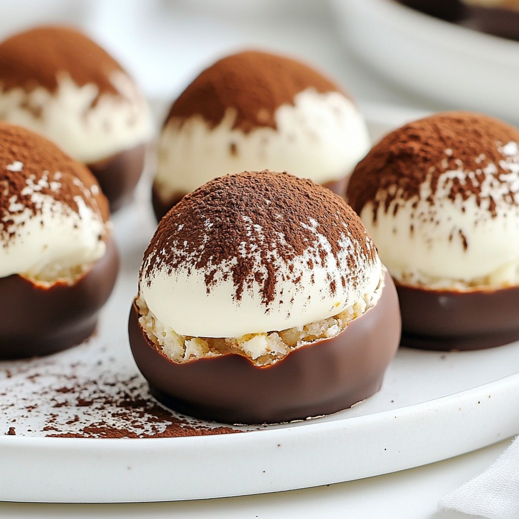 Tiramisu Truffles Irresistible Coffee Delight Treat