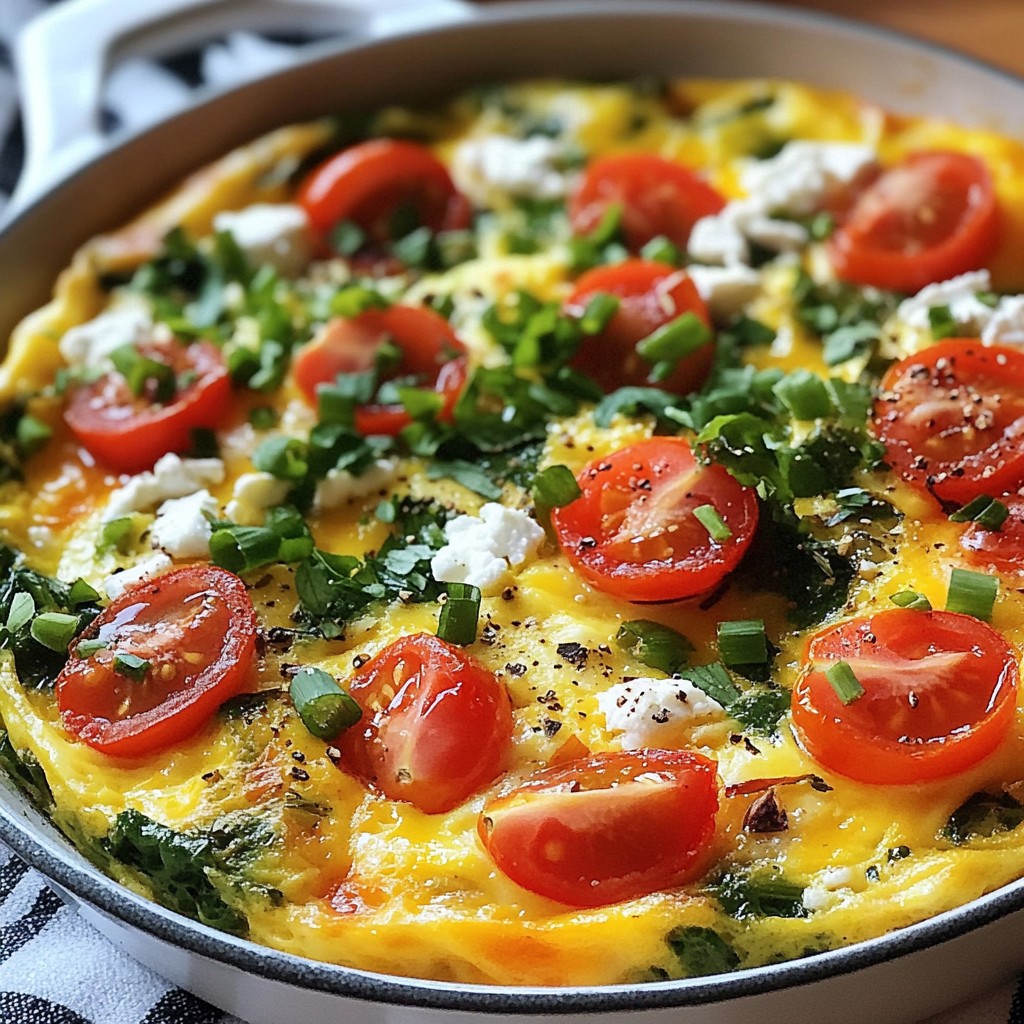 Savory Brunch Herb and Cheese Frittata Delight
