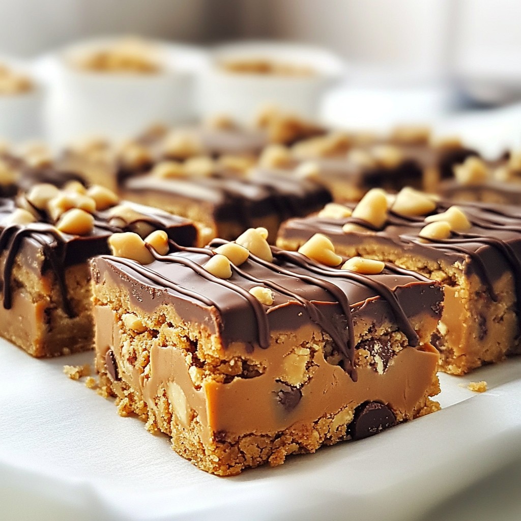 No-Bake Peanut Butter Bars Quick and Tasty Treat