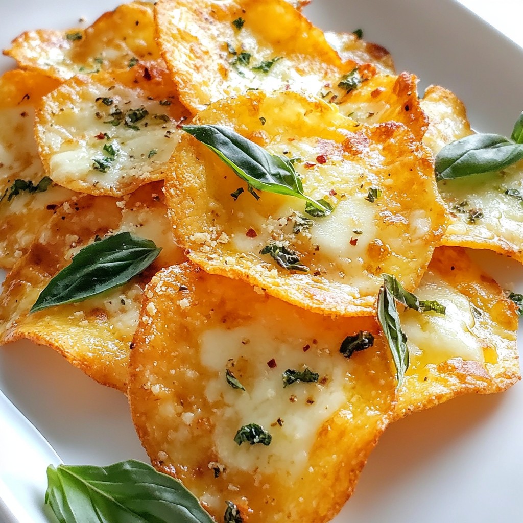 Crispy Pizza Chips Snack Simple and Tasty Treat