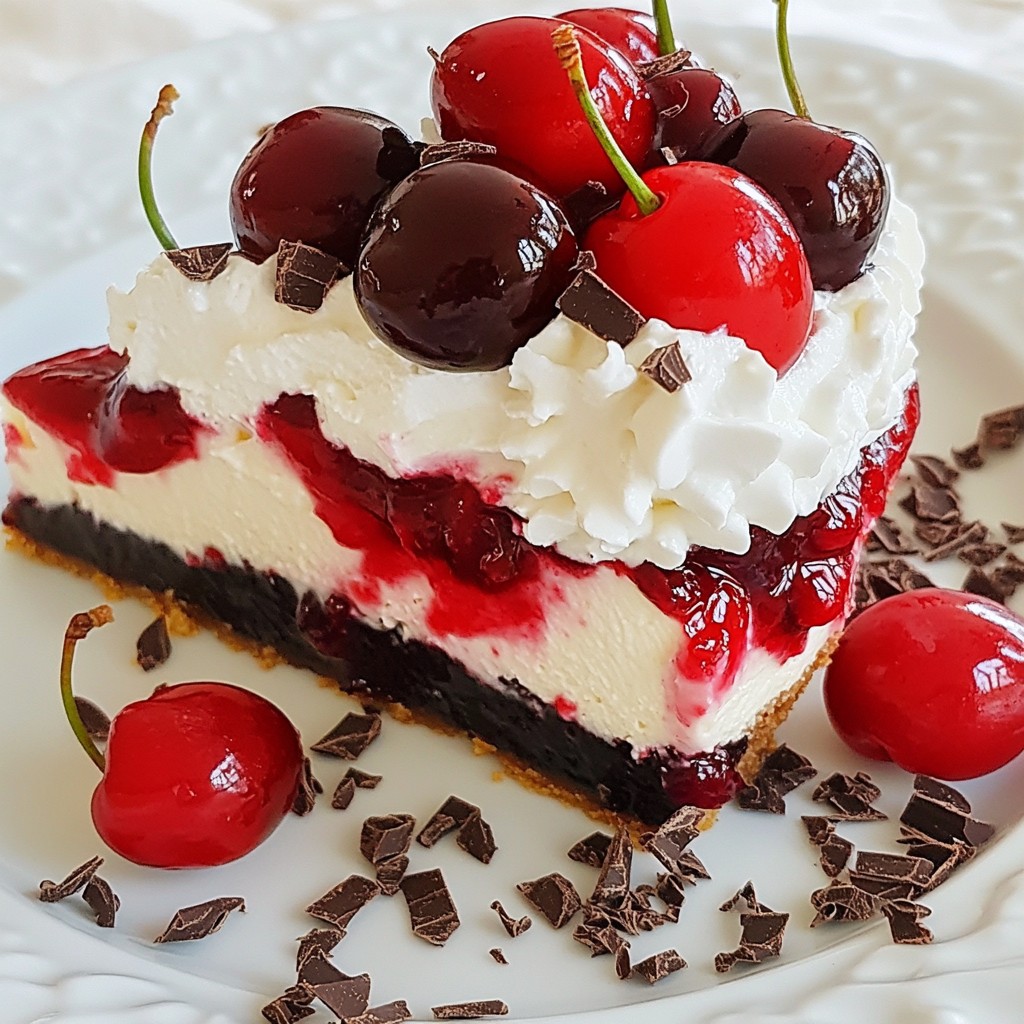 Decadent Black Forest Cheesecake Rich and Creamy Delight
