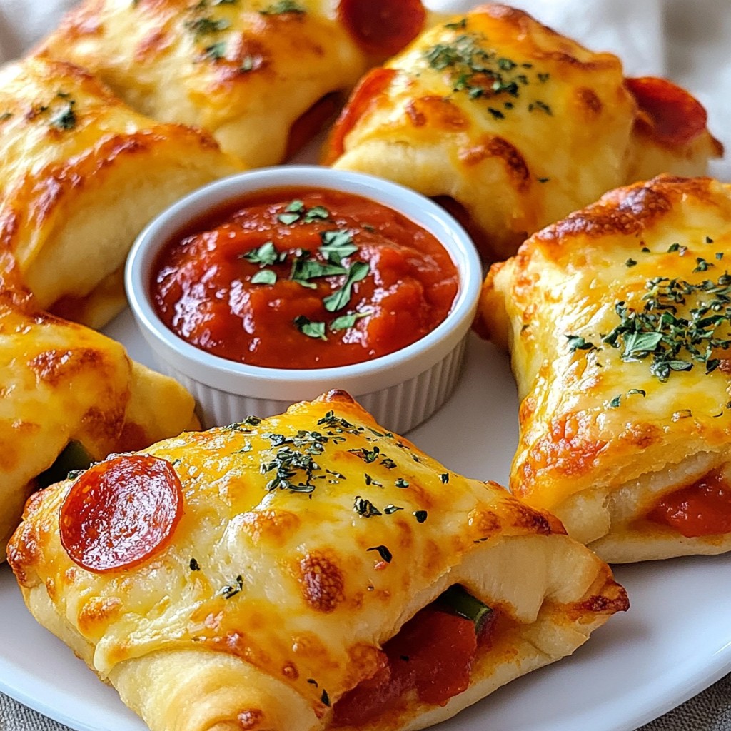 Cheesy Pizza Pockets Simple and Tasty Snack Recipe