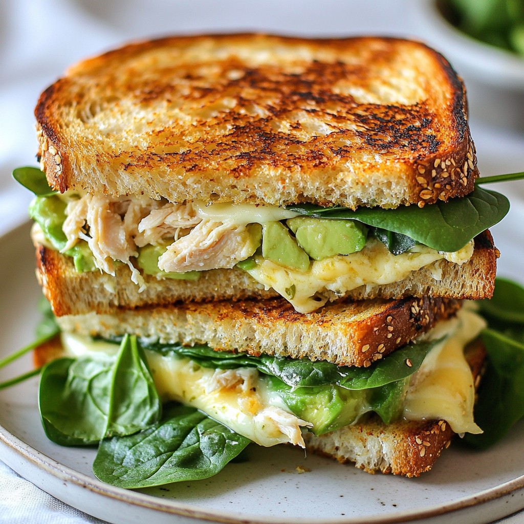 Chicken Avocado Melt Sandwich Tasty and Easy Recipe