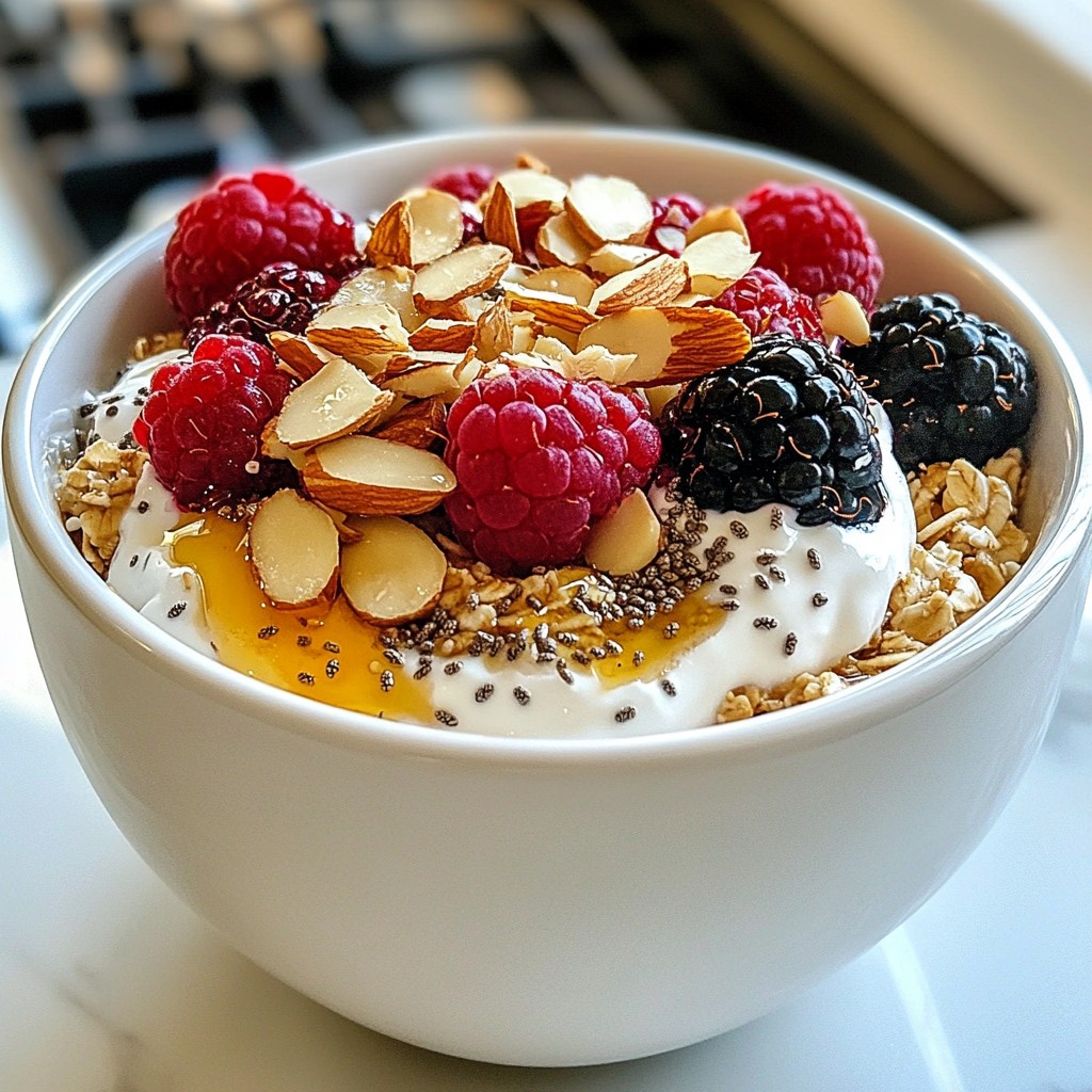 Overnight Breakfast Almond and Berry Muesli Delight