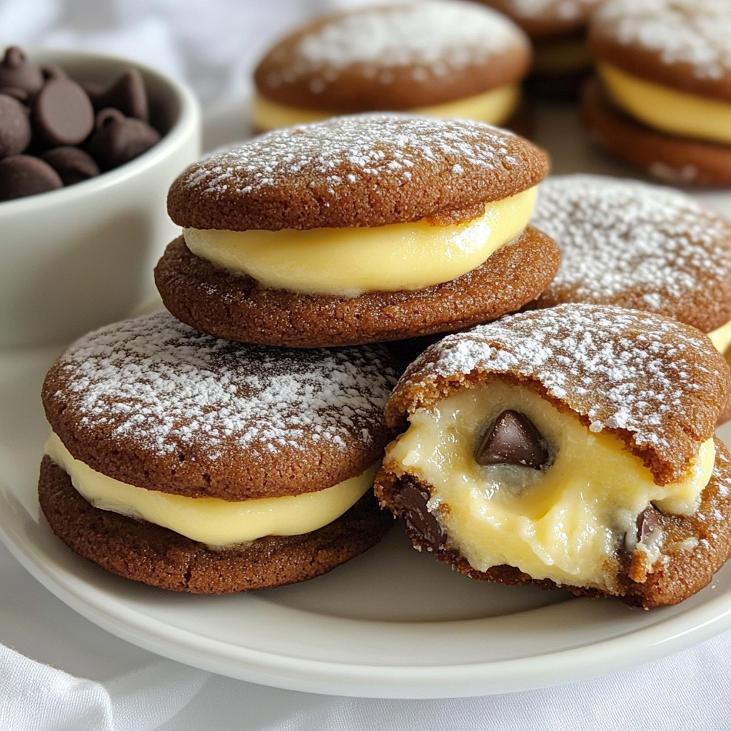 Cheesecake-Stuffed Chocolate Chip Cookies Delight