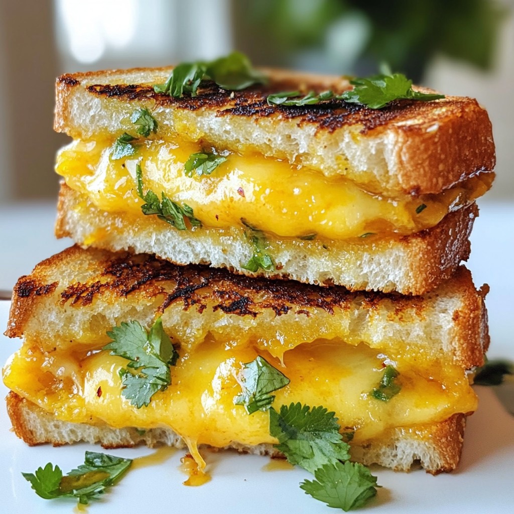 Hawaiian Grilled Cheese Savory and Cheesy Delight