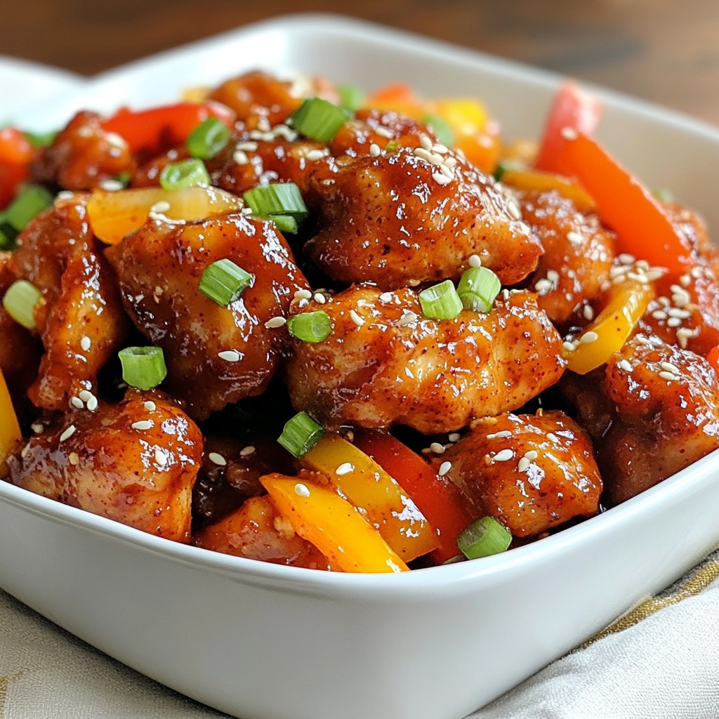Korean Spicy Chicken Stir-Fry Flavorful and Easy Meal