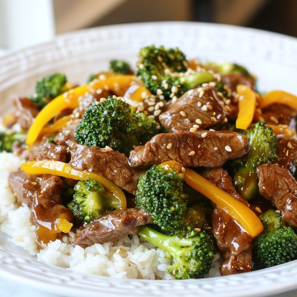 Chinese Beef and Broccoli Flavorful Stir-Fry Recipe