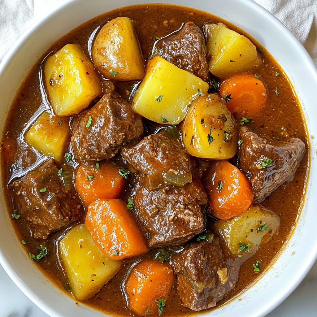 Instant Pot Beef Stew Hearty and Comforting Meal