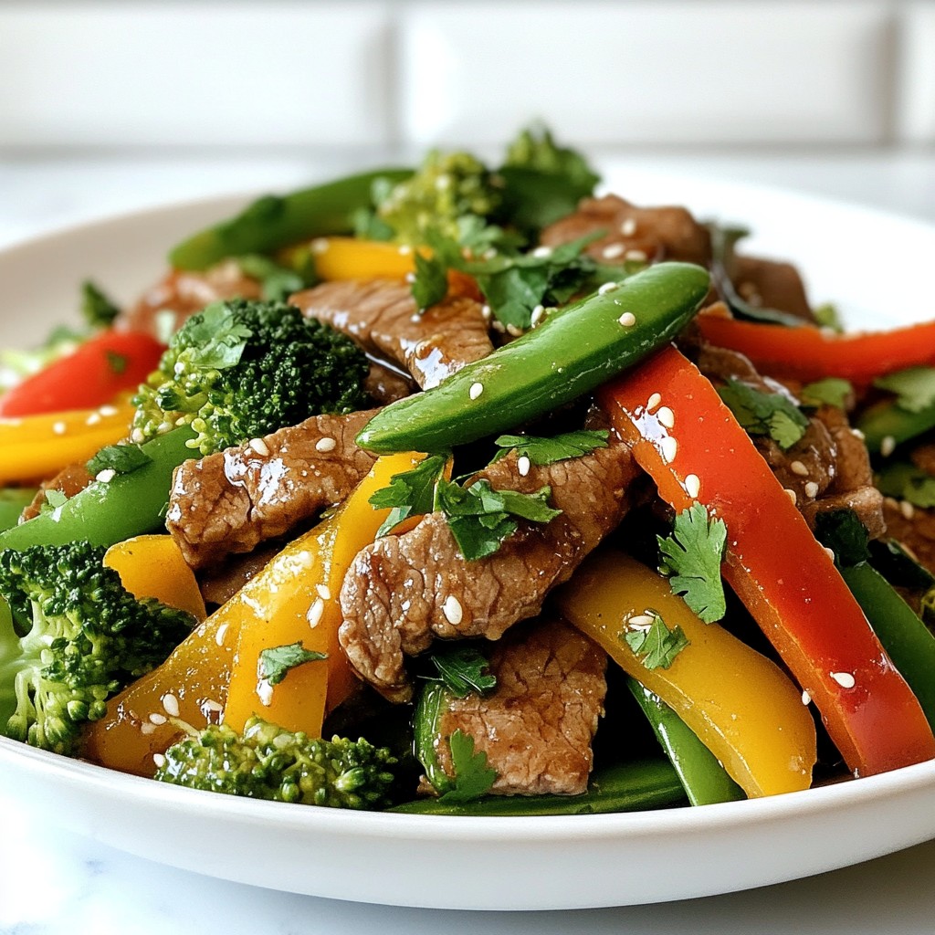 Easy Clean-Eating Beef Stir Fry Quick and Delicious Meal