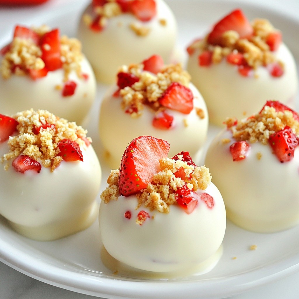 Strawberry Shortcake Truffles Delightful and Simple Treat