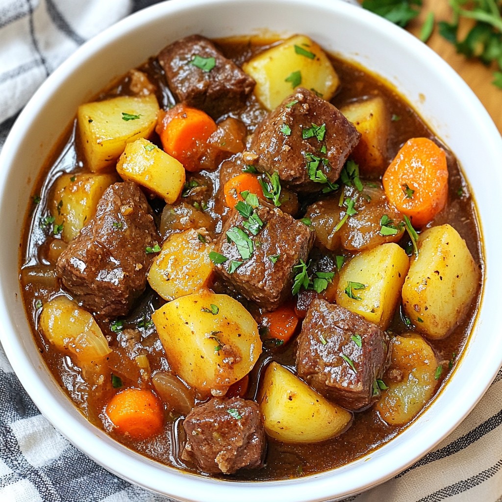 Instant Pot Beef Stew Comforting and Hearty Meal