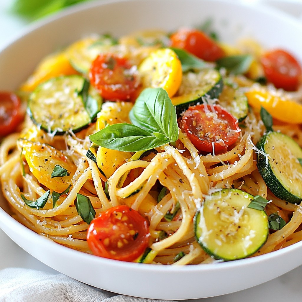 Tomato Zucchini Pasta Flavorful and Easy Weeknight Meal