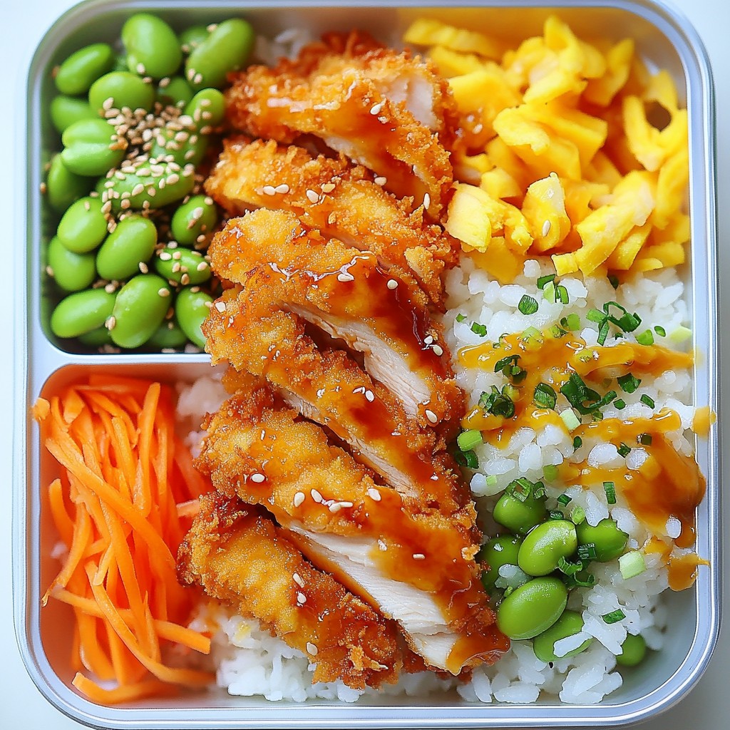 Crispy Chicken Katsu Bento Easy and Flavorful Meal