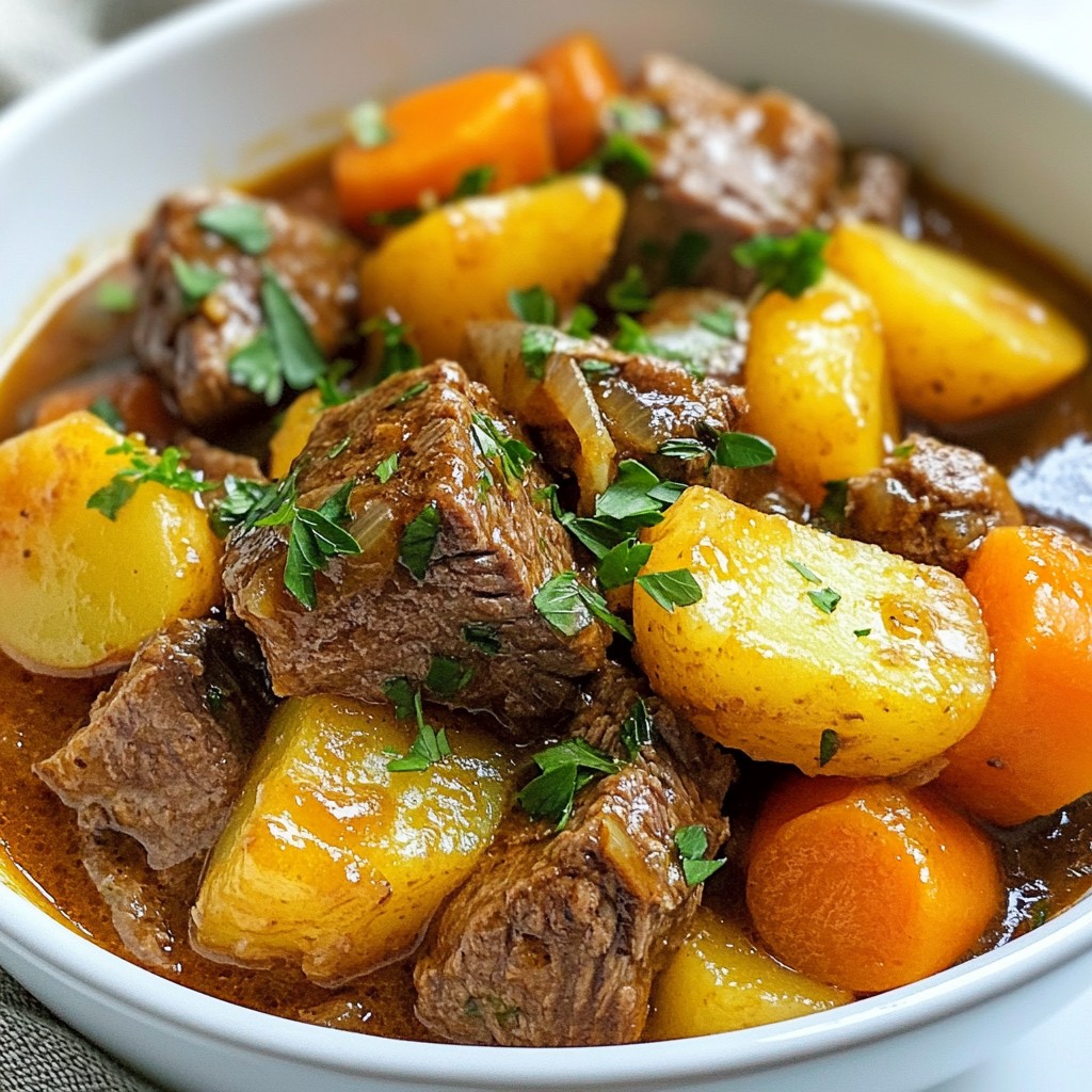 Instant Pot Beef Stew Savory and Hearty Dish