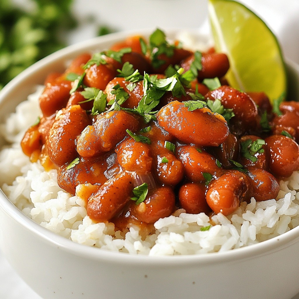 Red Beans and Rice Flavorful Comfort Dish Recipe