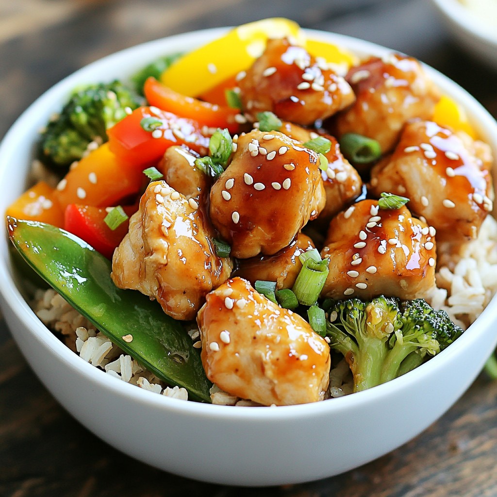 Minute Teriyaki Chicken Bowls Flavorful and Quick Meal