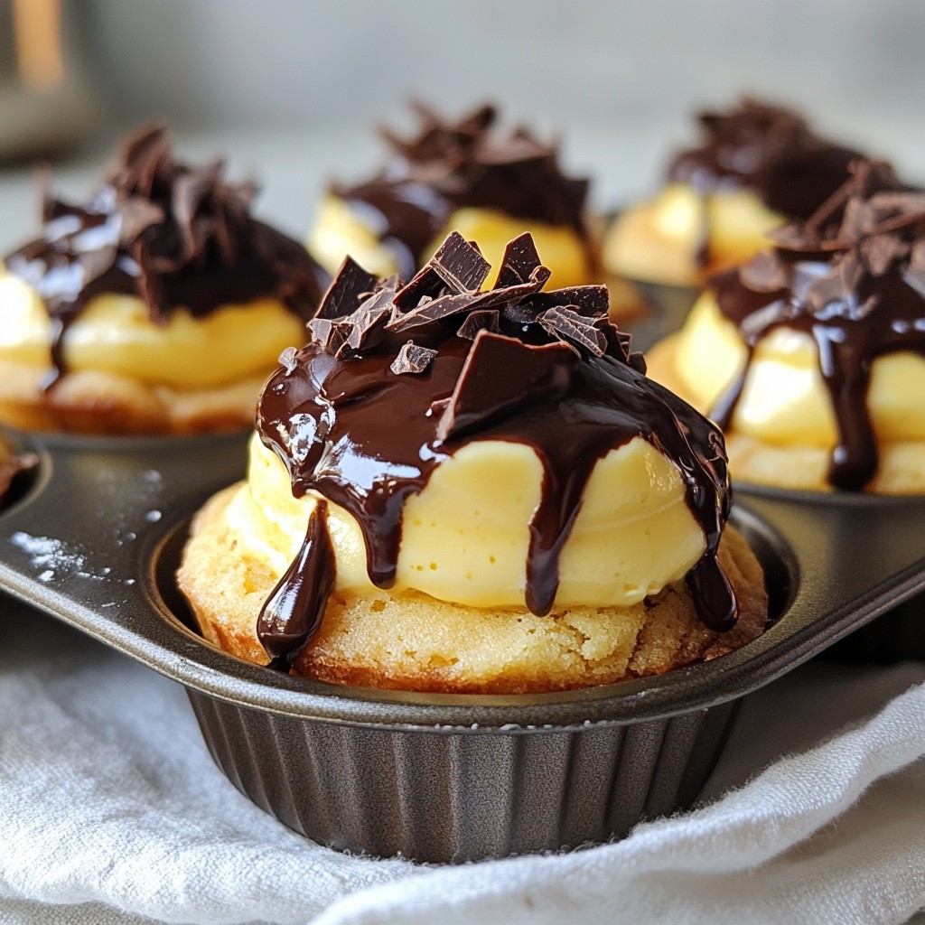 Boston Cream Pie Cookie Cups Delightful and Easy Treat