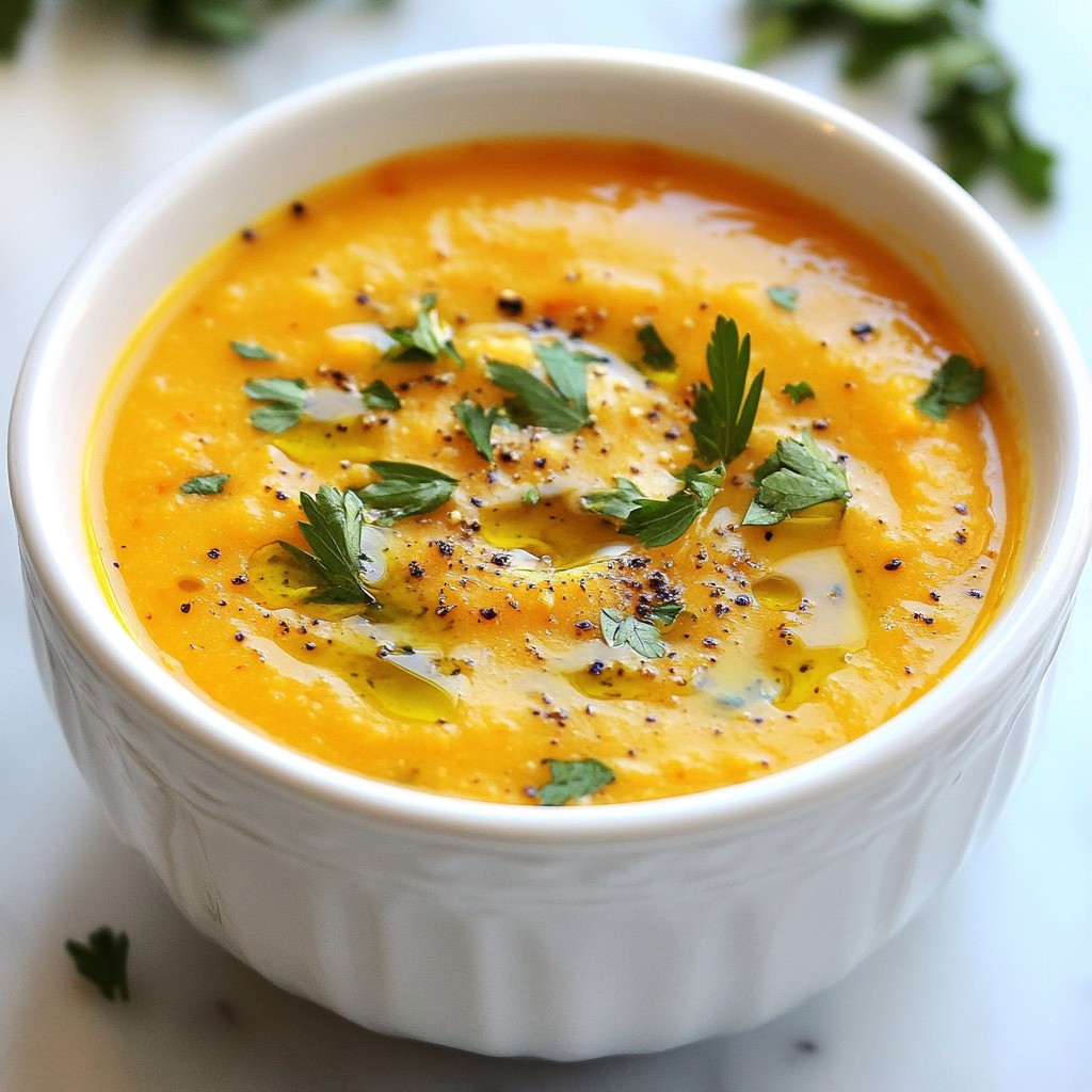 Turkish Red Lentil Soup Flavorful and Simple Recipe