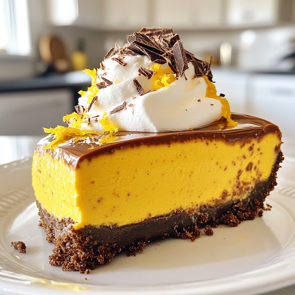 Decadent Chocolate Orange Cheesecake Delightful Recipe