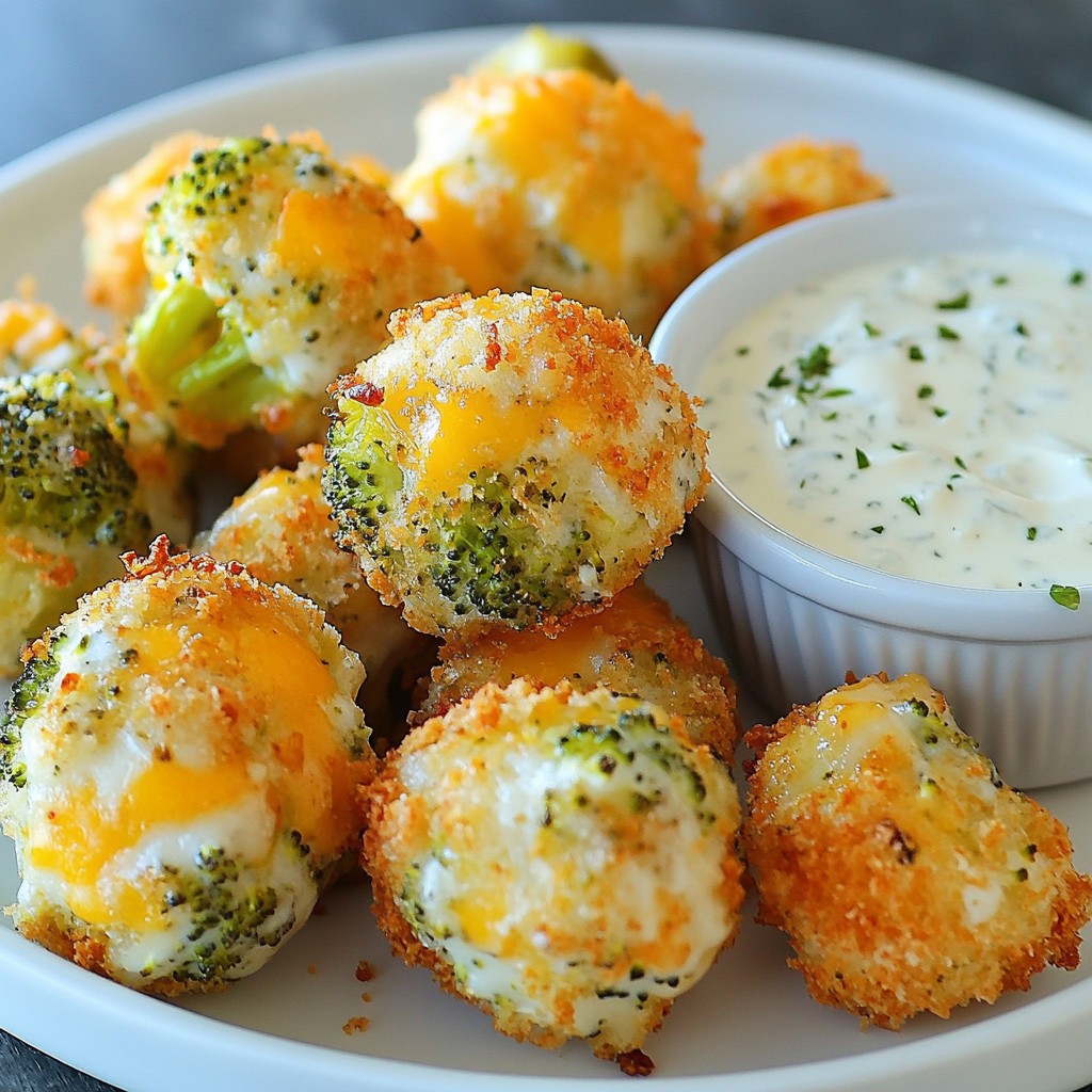 Broccoli Cheddar Cheese Balls Tasty and Simple Snack