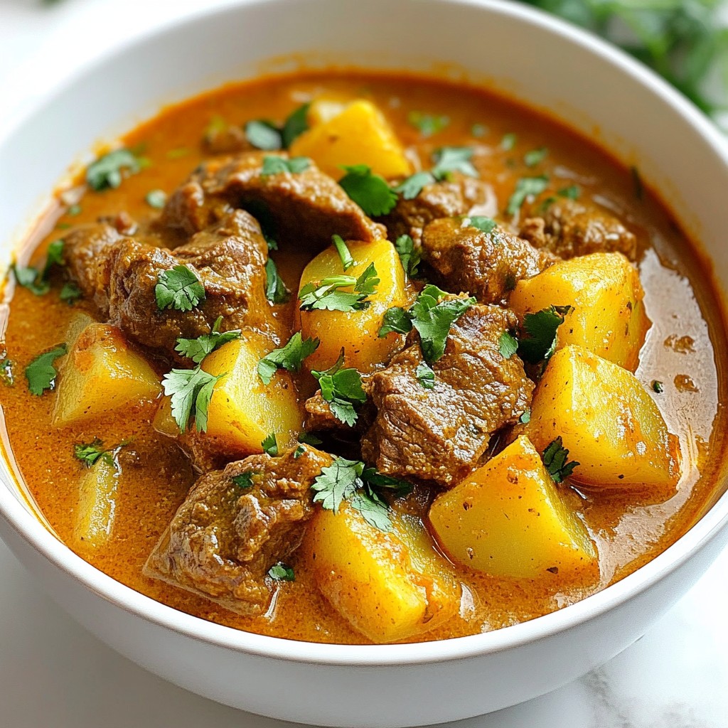 Spicy Beef & Potato Curry Flavorful Comfort Dish