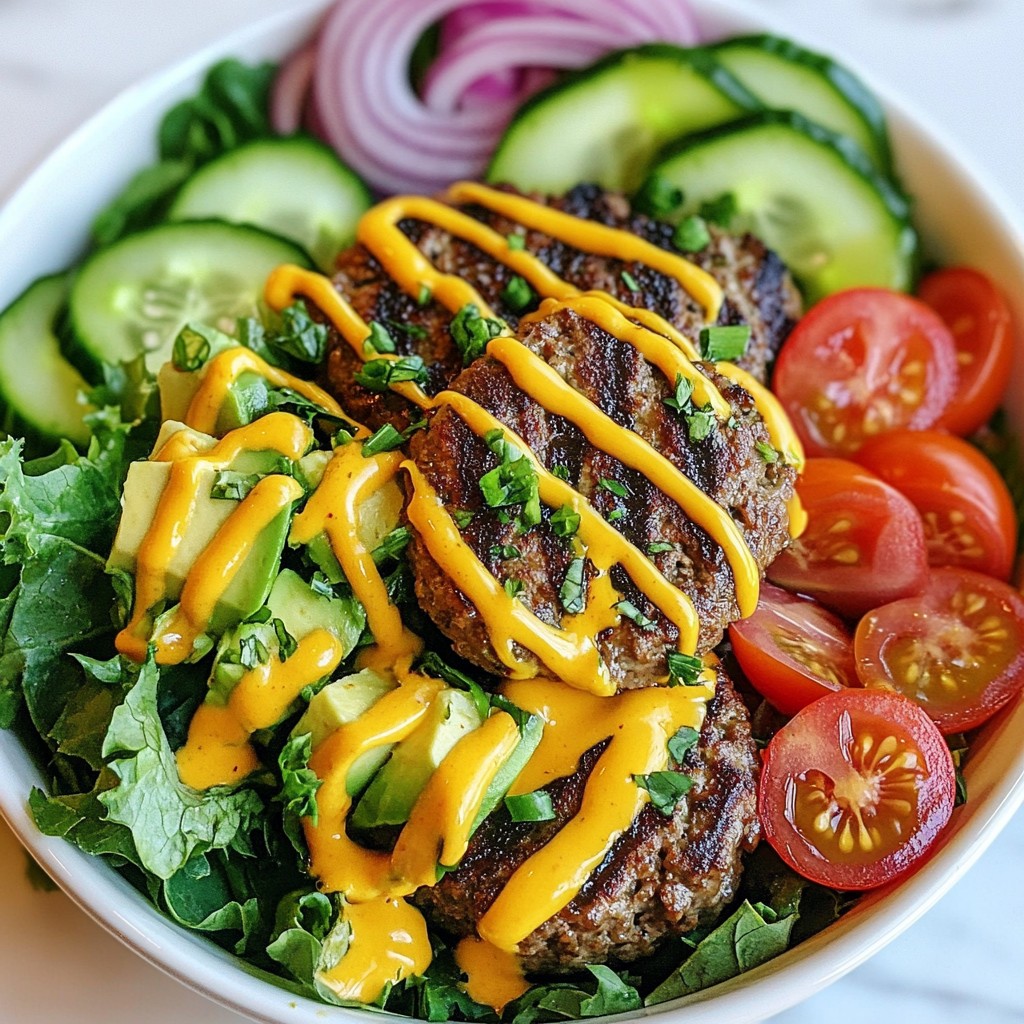 Burger Bowls that Pack Flavorful Goodness