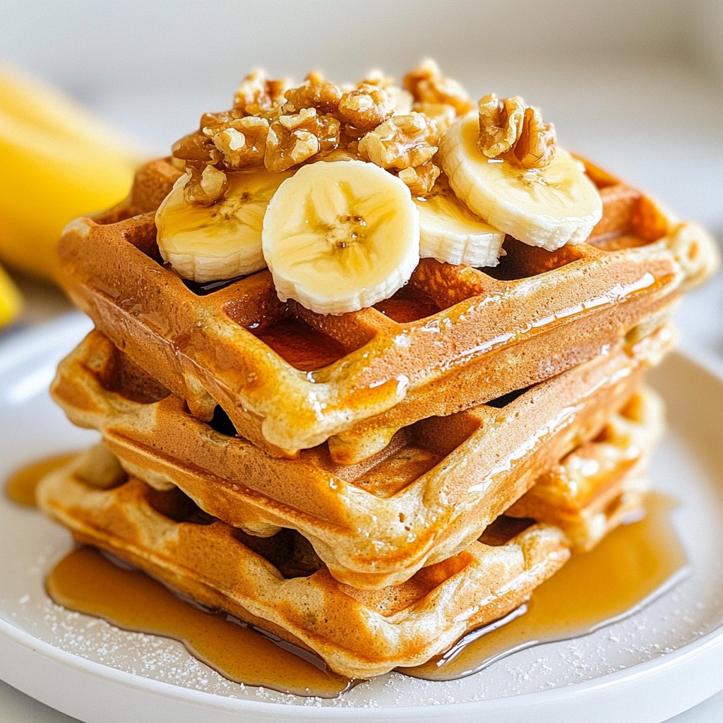Chewy Breakfast Banana Oat Waffles Recipe Easy Guide
