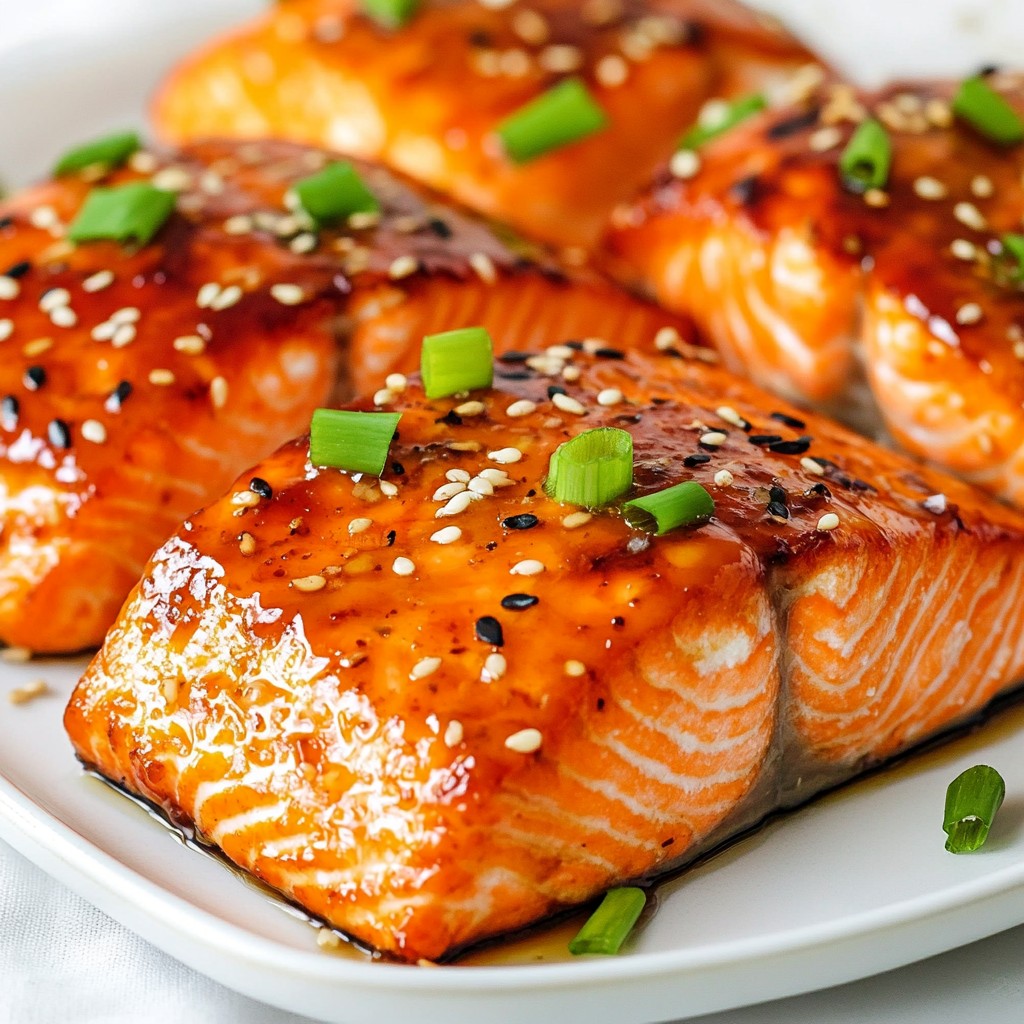 Air Fryer Honey Garlic Salmon Flavorful and Simple Dish