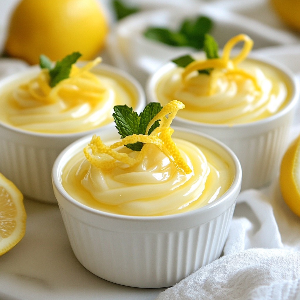Italian Crema di Limoncello Refreshing Dessert Recipe