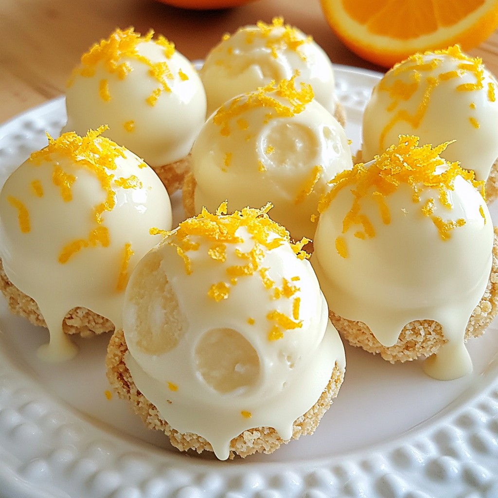 Orange Creamsicle Truffles Delightful Treat Recipe