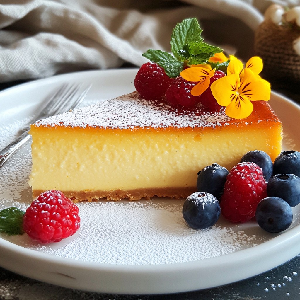 Loaf Pan Basque Cheesecake Rich and Creamy Recipe