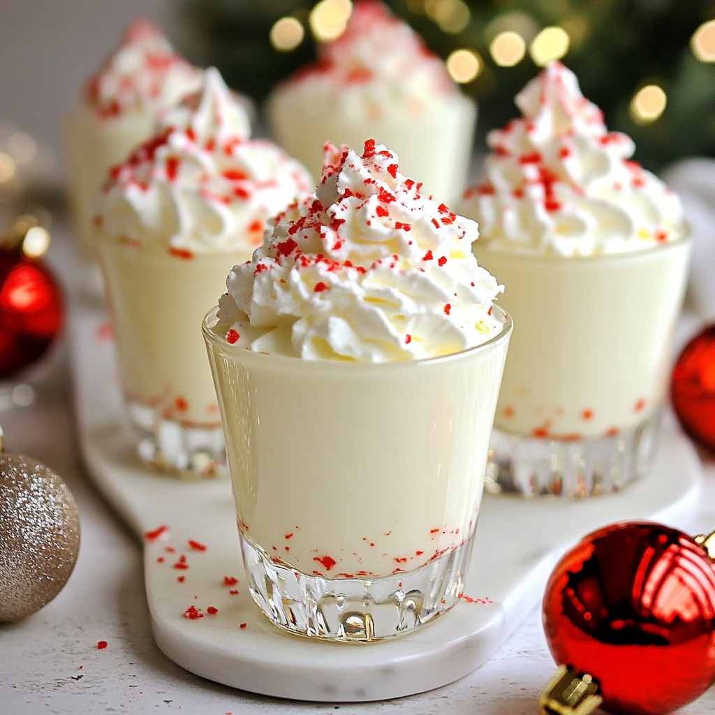 Christmas Peppermint Shots Festive and Flavorful Treat
