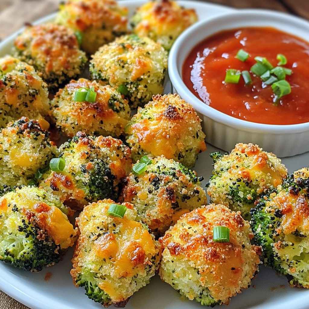 Cheesy Baked Broccoli Bites Flavorful and Easy Snack
