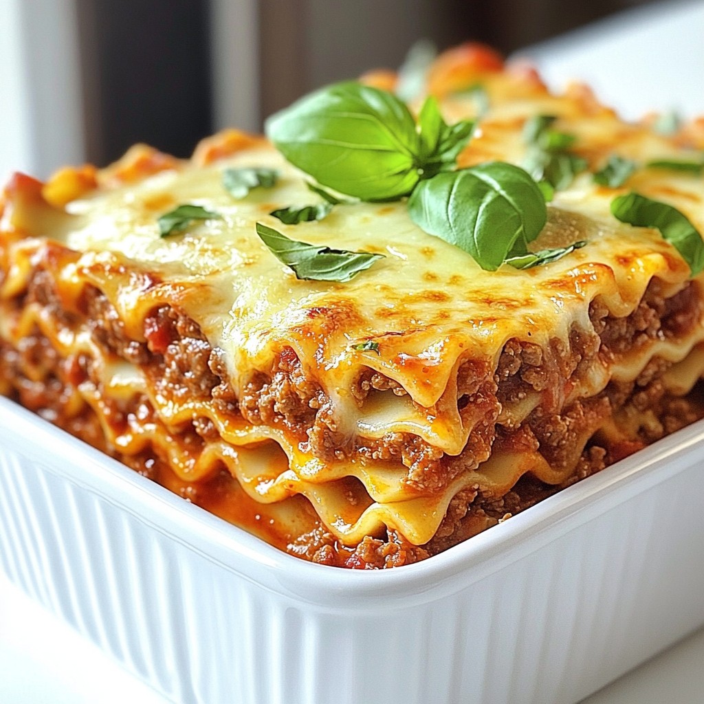 World’s Best Lasagna Flavorful Family Dinner Delight