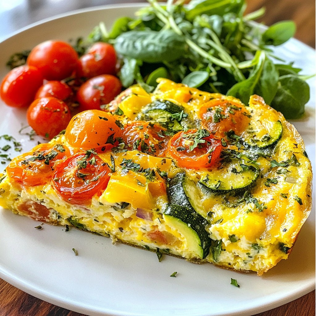 Savory Brunch Herb and Cheese Frittata Delight
