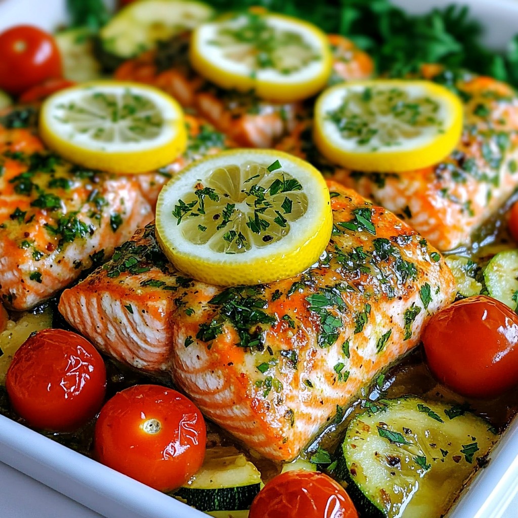 One Pan Lemon Herb Salmon Simple and Fresh Meal