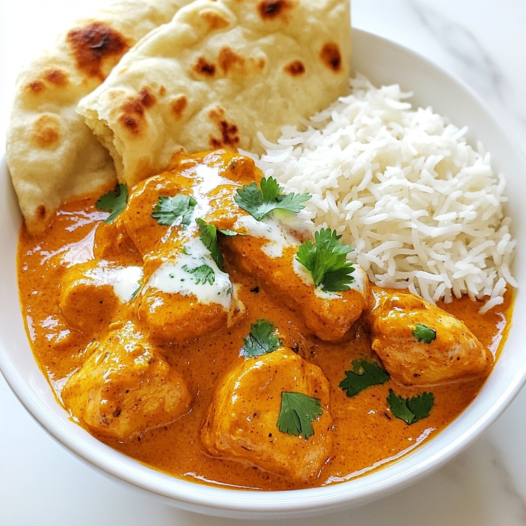 Creamy Indian Butter Chicken Flavorful Dinner Recipe