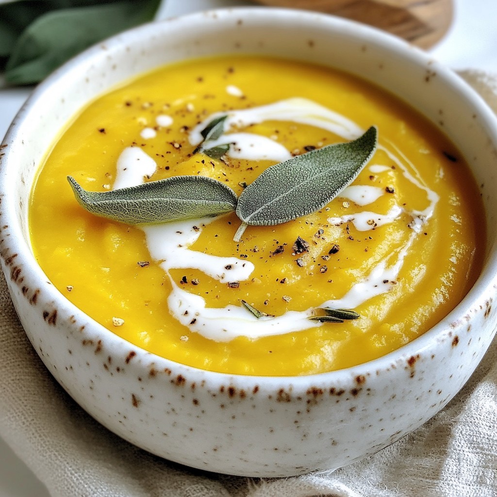 Autumn Squash Soup Comforting and Easy Recipe