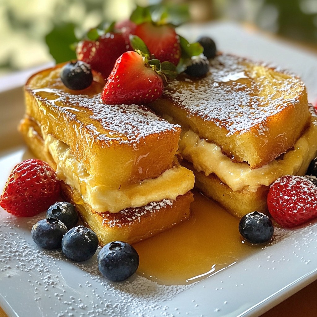 Decadent Brunch Stuffed French Toast Delightful Recipe