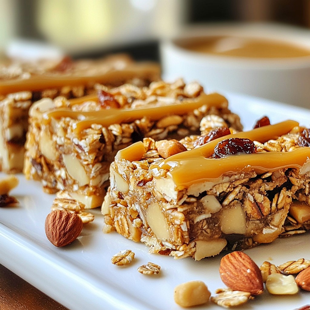 Overnight Breakfast Nutty Banana Granola Bars Recipe